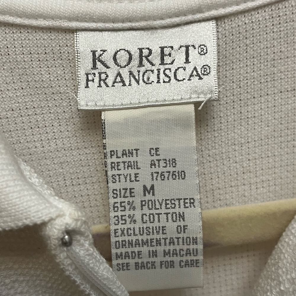 KORET Women’s Embroidered Horse Cardigan in Beige M - Picture 7 of 7